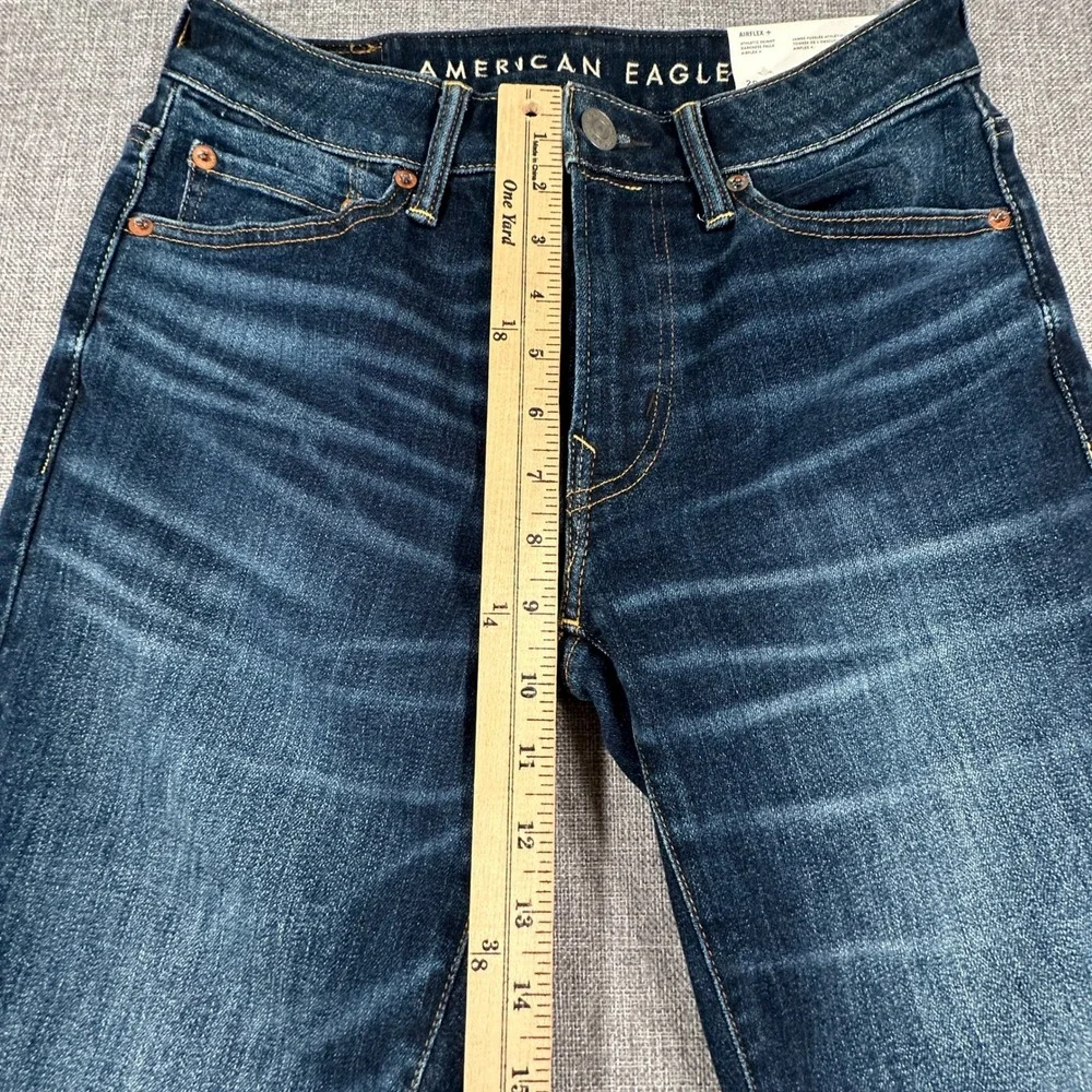 American Eagle Athletic Skinny Jeans Mens 29x32 Dark Wash Airflex Stretch NEW